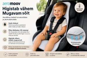 Laps higistab autosõidul? AeroMoov kate võib olla lihtne lahendus