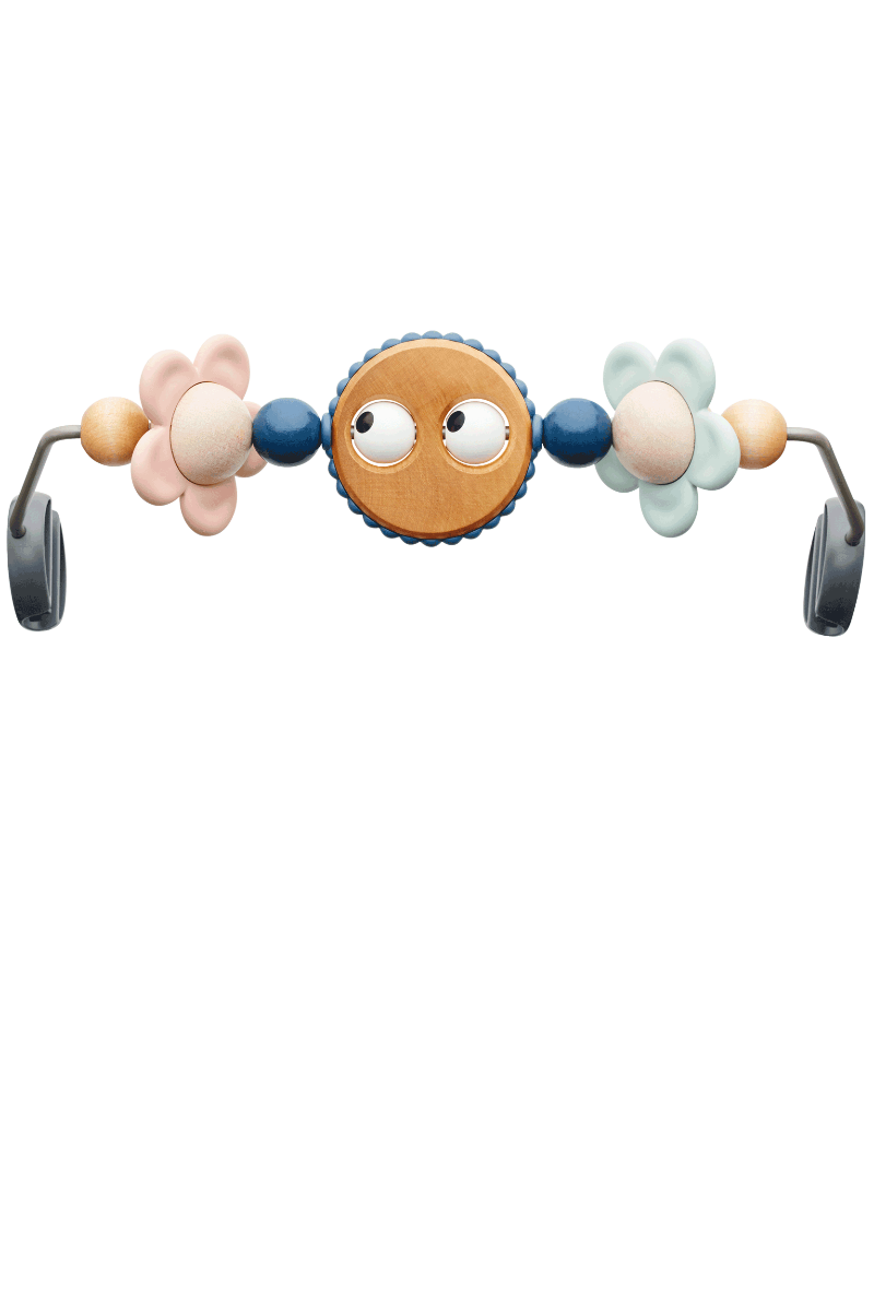 BabyBjörn mängukaar Googly Eyes pastel
