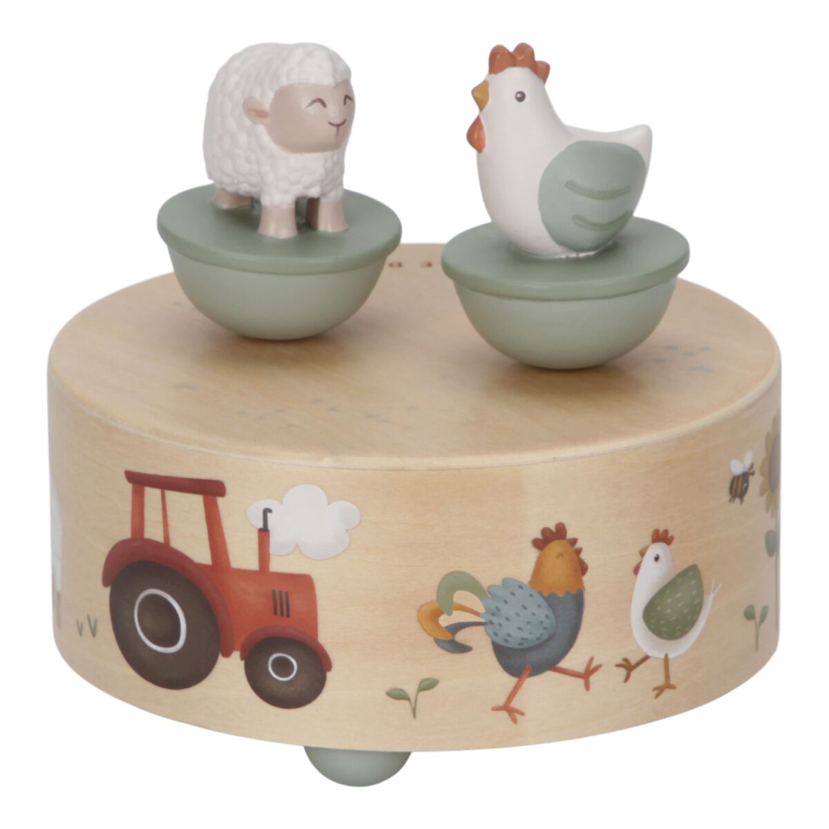 Little Dutch Muusikatoos keerlevate loomadega Little Farm FSC