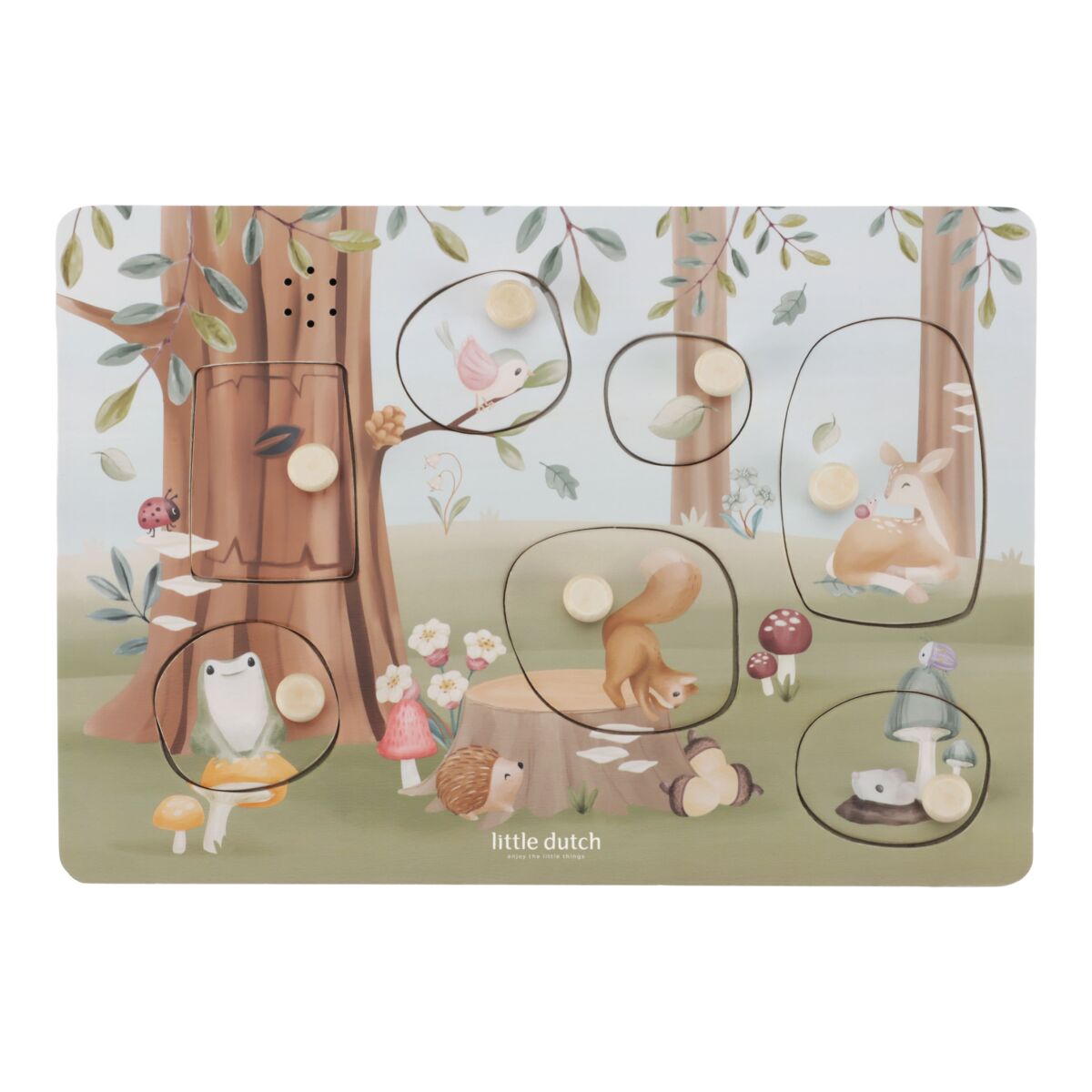 Little Dutch puidust pusle heliga Forest Friends