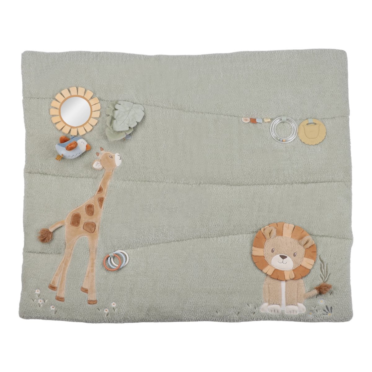 Little Dutch tegelusmatt  Safari Friends  80x100cm GRS