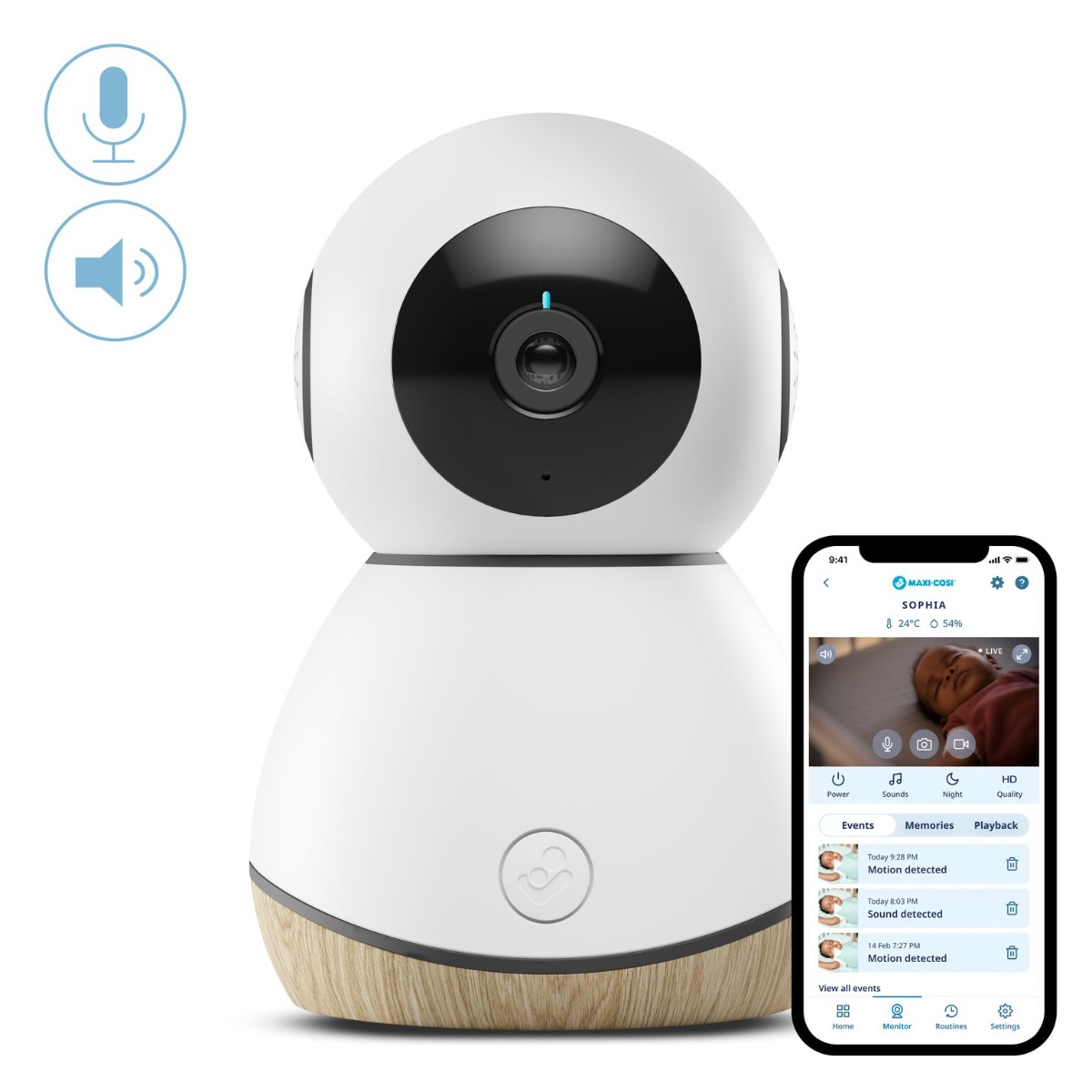 Maxi-Cosi beebimonitor kaameraga See