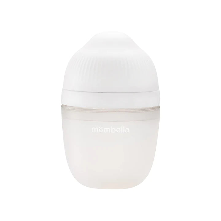 Mombella anti-colic silikoonist lutipudel Ivory 210 ml BS