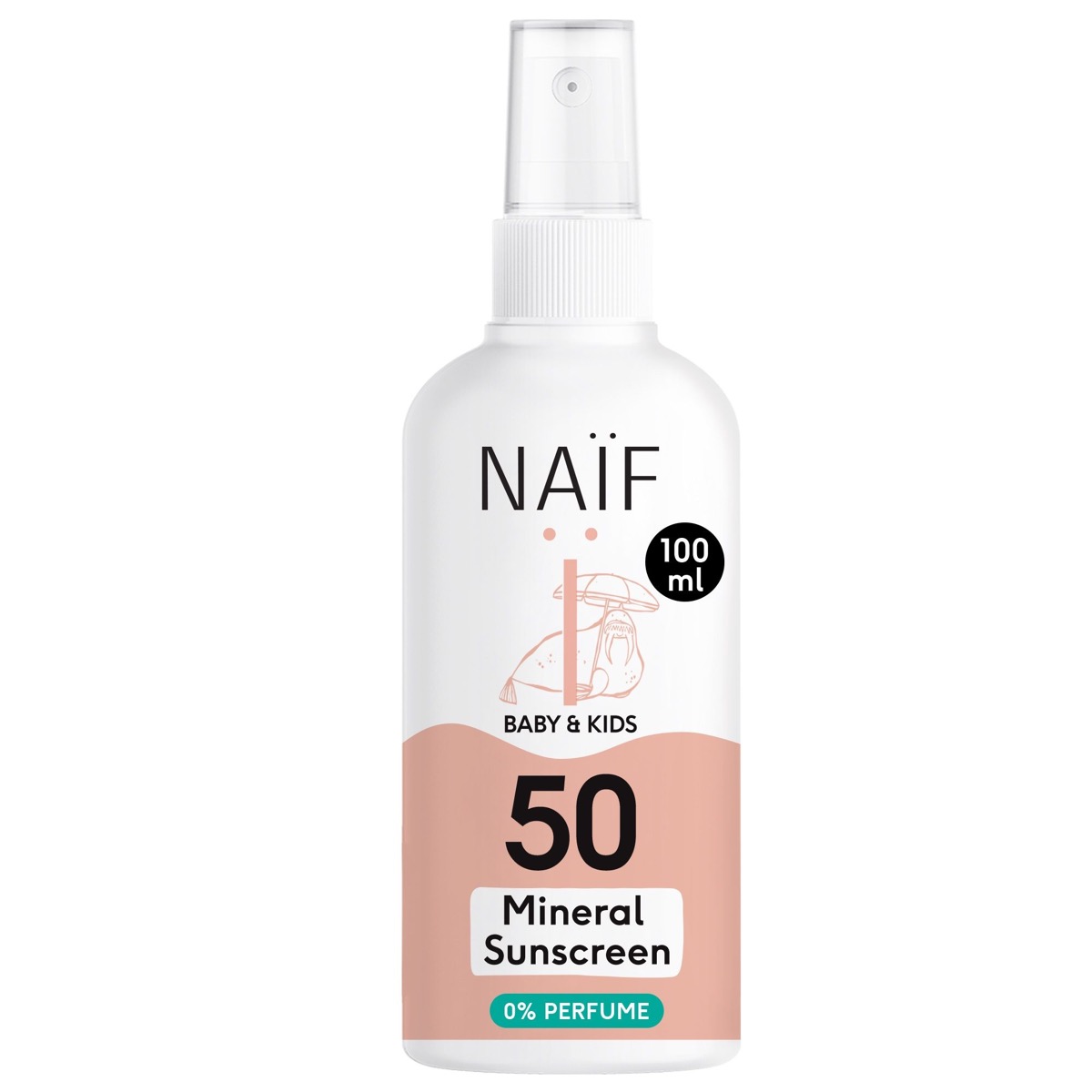 NAIF Mineral päikesekaitsesprei beebidele ja lastele SPF50