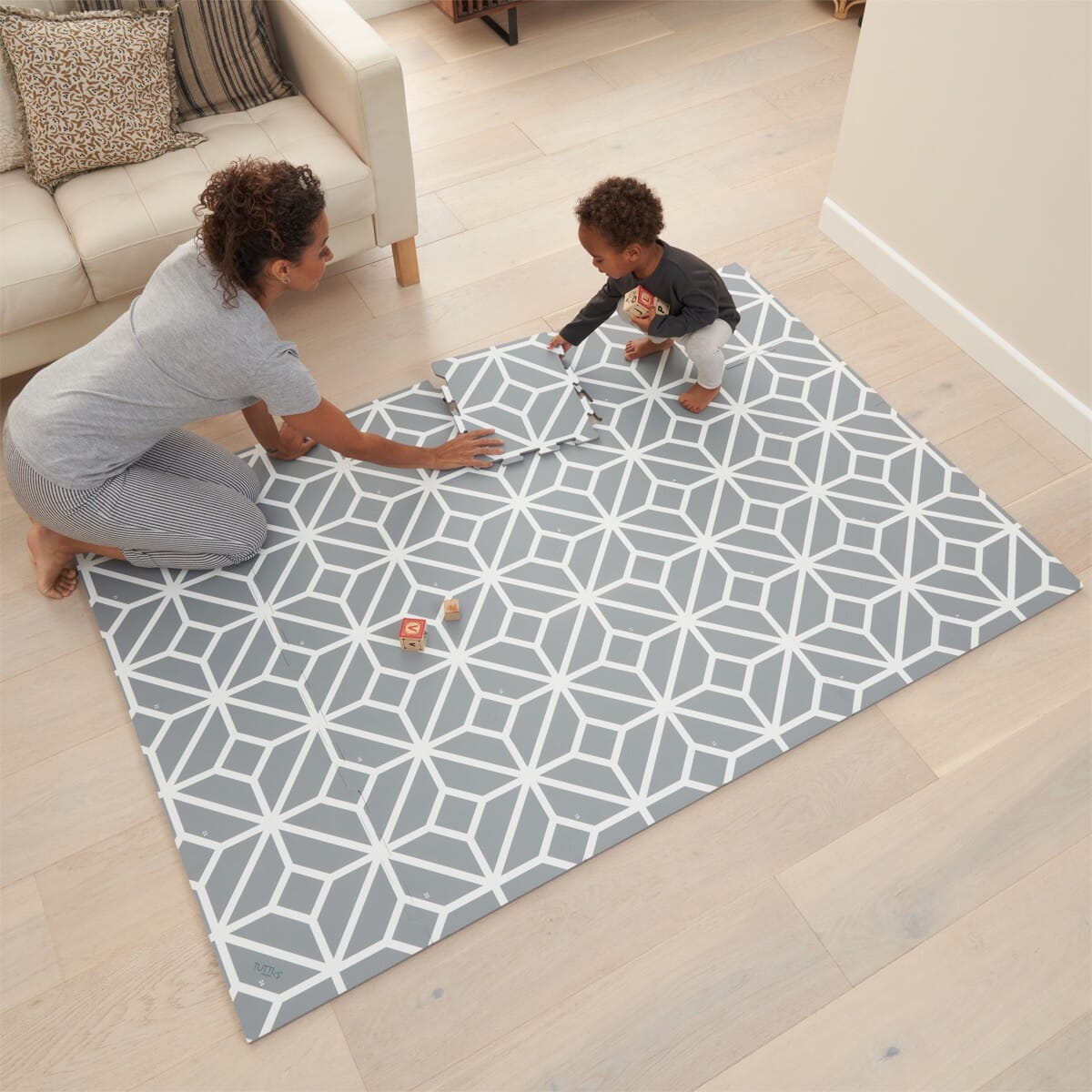 Tutti Bambini mängumatt Grey